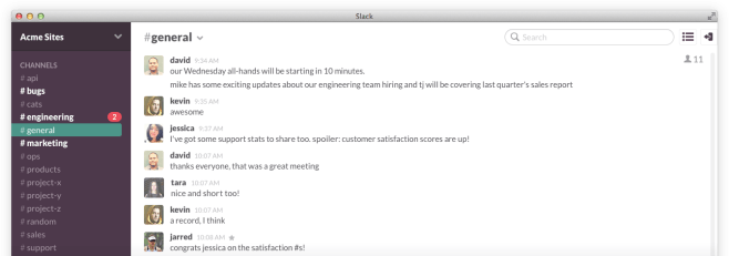 Slack Screenshot